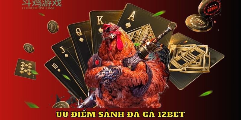 Ưu điểm sảnh đá gà 12BET